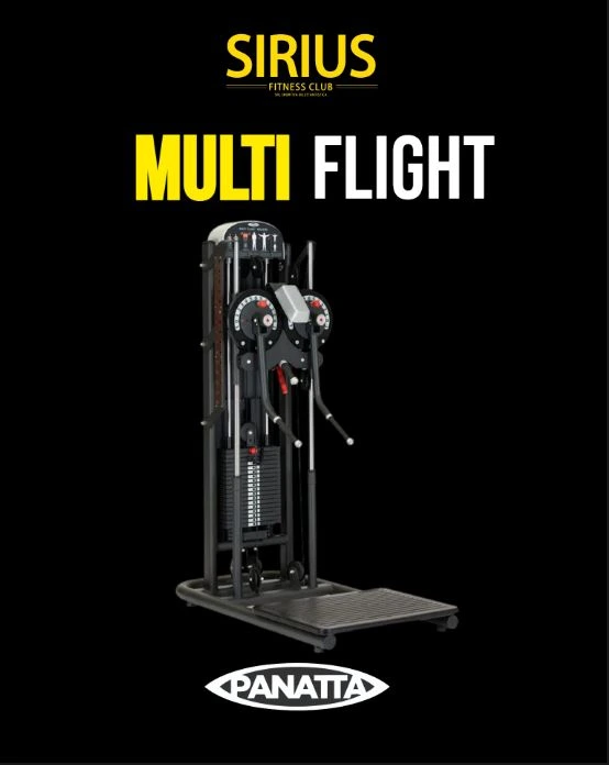 Panatta Multi Flight alla Palestra Sirius Fitness Club Palermo — macchinario croci e chest fly per petto