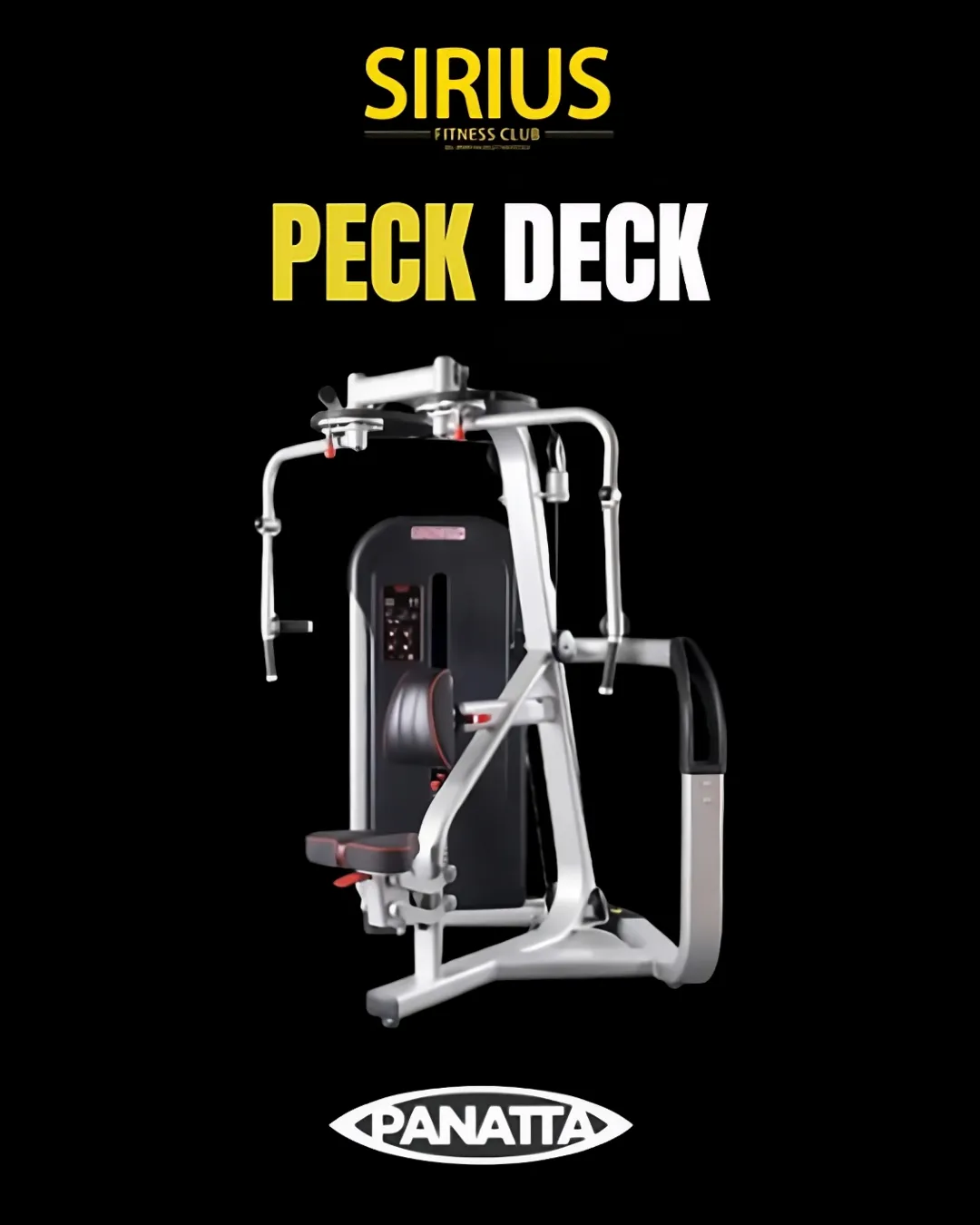 Panatta Pec Back alla Palestra Sirius Fitness Club Palermo — macchinario per pettorali e deltoidi posteriori