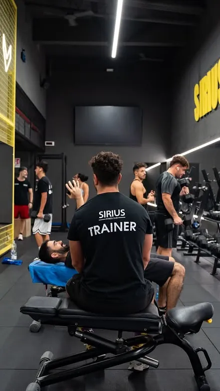 Sirius Trainer in sala pesi - Sirius Fitness Club